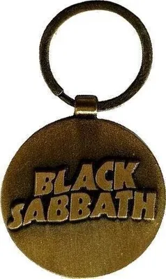 Immagine prodotto di Portachiavi con logo ondulato 3D dei Black Sabbath