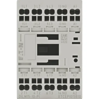 Produktbild von Eaton DILM15-10(24VDC)-PI Leistungsschütz 3 Schließer 170 A 1 St