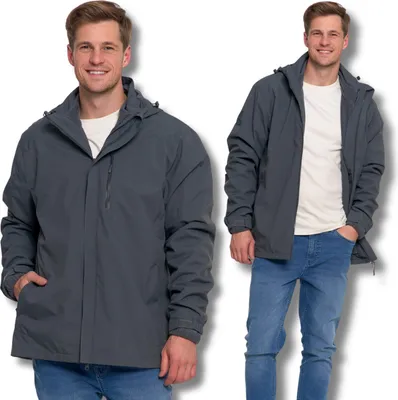 Immagine prodotto di Giacca Da Uomo Impermeabile Con Cappuccio 3 In 1 Polare Staccabile Caldo Moraj Xl
