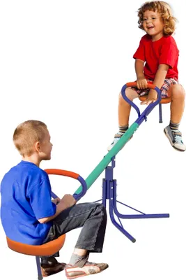 Image de Balançoire enfant - Siège à bascule - Rotation 360° - Arceau réglable - Multicolore
