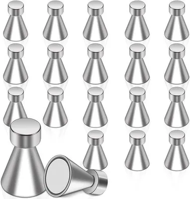 Obrázek produktu pro Silné neodymové magnety, 20 kusů, na ledničku a nástěnku