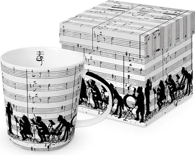Produktbild von PPD Orchestra Trend Mug, in Geschenkbox, Henkelbecher, Kaffeebecher, Becher, Tasse, New Bone China, 400 ml, 160301367