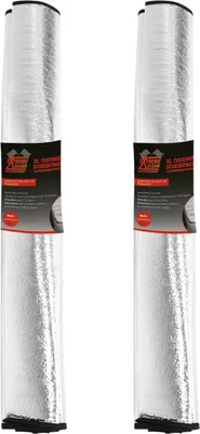 Produktbild von 2er Set Scheibenabdeckung Sonnenschutz Winterschutz 210x97 cm Scheiben Abdeckung für SUVs & VANs Windschutzscheibe Frontscheibenabdeckung