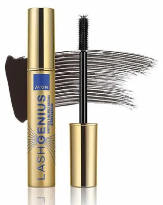 Produktbild von AVON Lash Genius Mascara wasserfest Brown Black