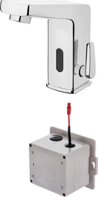 Obrázek produktu pro Touchless washbasin mixer with temperature control - 4xAA