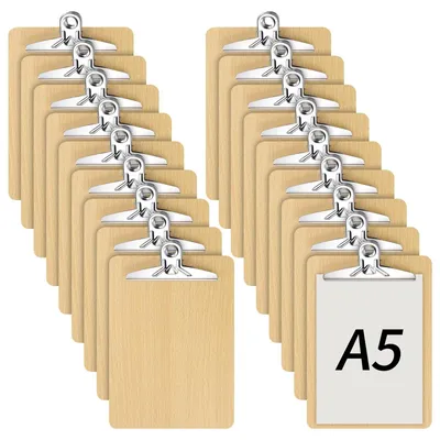Productafbeelding van 20 Stuks A5 Clipboard van Hout