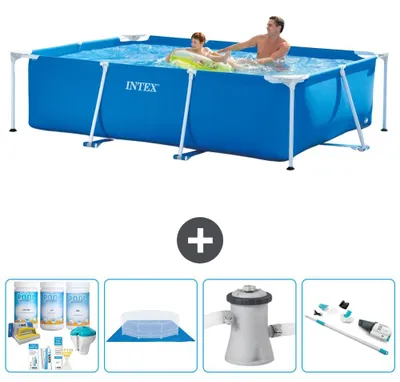 Produktbild von Rechteckiger Frame Pool - 260x160x65 cm - 5-teilig S20829
