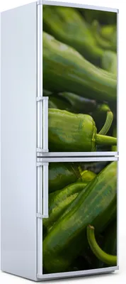 Produktbild von Magnete Dekorative - 60 cm x 180 cm - Küche Magnetmatte Kühlschrankmagnete - Grünes Gemüse Paprika