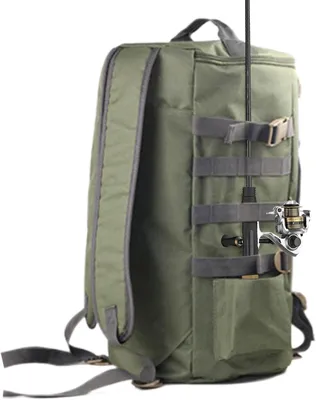 Produktbild von Wasserdichte Tasche fš¹r Angelausrš¹stung, 26x45cm, Camping, Trekking, Reisen, verstellbare Gurte.