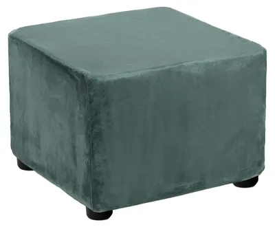 Sitzsackhülle, elastisch, 60-76 cm, grau/blau, Fußstützenbezug