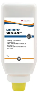 Produktbild von Stokoderm UNIVERSAL PURE Hautschutzcreme univers. 1.000 ml Softflasche 9 Stk