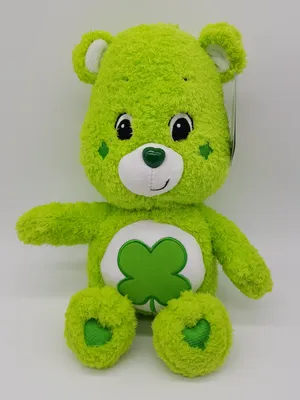 Produktbild von Glücksbärchi (Good Luck Bear) – Care Bears Kuscheltier 32 cm – super soft, flauschig, HQ Glücksbärchis Plüsch