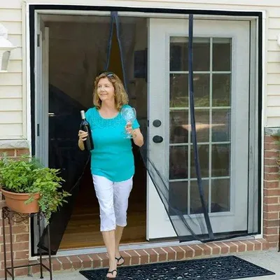 Productafbeelding van Famanu vliegenhor - Magnetisch sluitend - 160 x 190 cm
