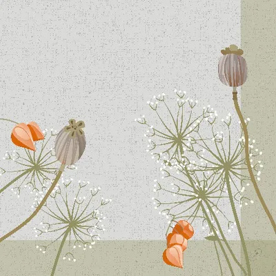 Image de Serviette Dunisoft Vintage Herbarium 60 pièces 1 paquet