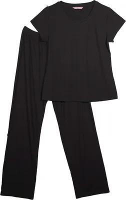 Productafbeelding van Keanu - Loungewear set voor dames (2-delig) TC922 (maat 42 DE - 44 DE) (zwart)