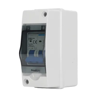 Obrázek produktu pro DC odpojovač, PV solární odpojovač, mini vypínač, vodotěsný odpojovač IP65, odpojovací rozvodná skříň, fotovoltaický DC odpojovač