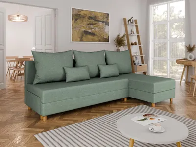 Produktbild von Ecksofa L-Form LELLICE- links oder rechts montierbar