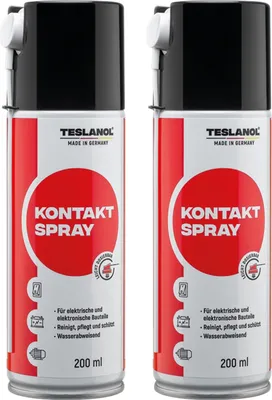 Zdjęcie produktu dla TESLANOL 26025 Spray kontaktowy T6, 200 ml, 2 sztuki