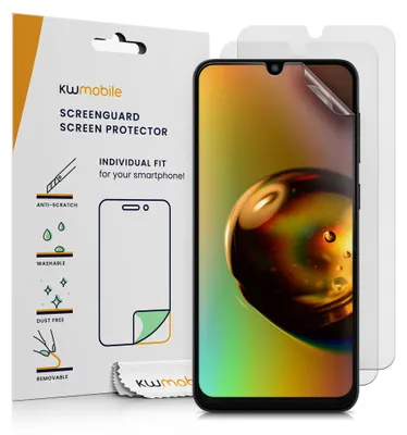 Produktbild von kwmobile 3x Folie matt kompatibel mit Samsung Galaxy A50 - Displayschutzfolie Schutzfolie - Displayschutz Displayfolie entspiegelt