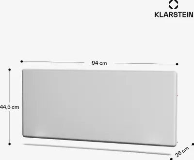 Obrázek produktu pro Blumfeldt ThermaTouch konvektor - 2 000W elektrické topné těleso, přesný termostat, 24hodinový časovač, IP24, ochrana proti přehřátí, nástěnný/volně stojící, vytápěná plocha 20 m², bílá barva