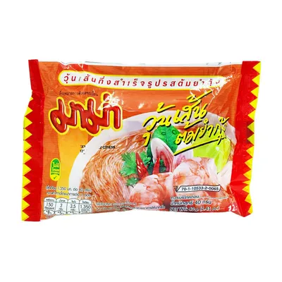 Produktbild von Mama Instant Glasnudeln Tom Yum 40g