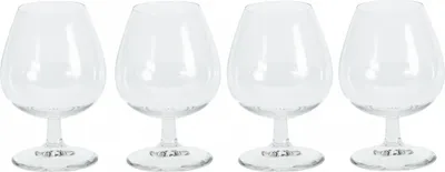 Produktbild von Set mit 4 Cognacgläsern Excellent Houseware, Glas, 5,6x13 cm, 350 ml, transparent