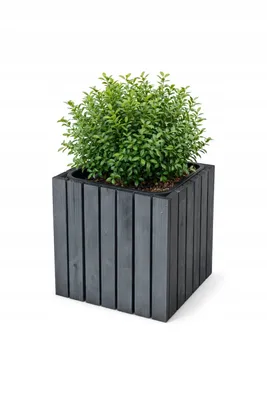 Produktbild von Pflanzgefäß Blumentopf Topf Pflanztopf Übertopf Blumengefäß Holzblumentopf 18l