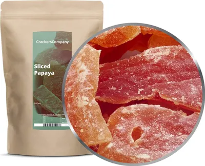 Zdjęcie produktu dla SLICED PAPAYA ZIP bag 400g
