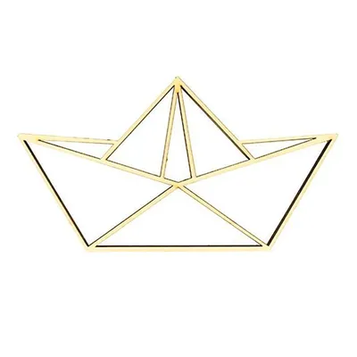 Obrázek produktu pro MDF dřevěná figurka - Origami loďka