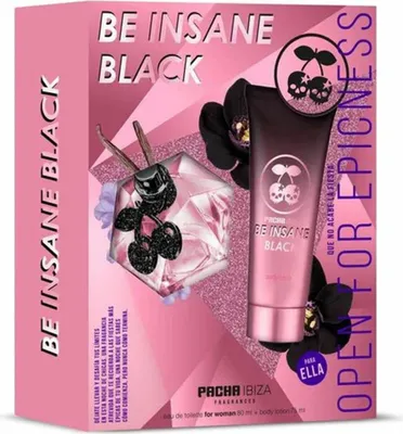 Imagen del producto de PACHA IBIZA INSANE BLACK, fragancia para mujer, 80 ml