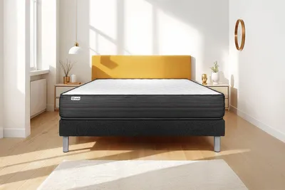 Produktbild von Matratzenset VITALPOWER 150 x 200 cm Bettrahmen Kit schwarz