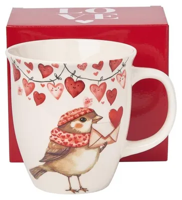 Zdjęcie produktu dla Porcelanowy kubek w pudełku upominkowym Sparrow