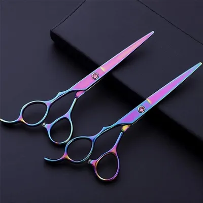 Productafbeelding van Linkshandige kappersschaar, scherpe schaar voor kappers en stylisten, haarsnijgereedschap voor linkshandigen, geschikt voor professioneel gebruik, 6,0 inch