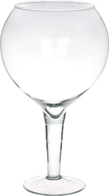 Produktbild von INNA-Glas XXL Großer Glas Kelch DANSON aus Glas, klar, 33cm, Ø14cm/Ø19cm - Stielglas/Pokalvase