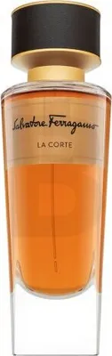A bottle of Salvatore Ferragamo La Corte Eau de Parfum.