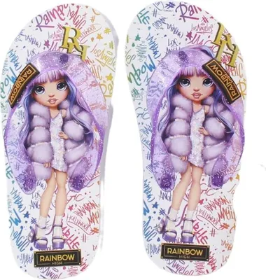 Produktbild von Rainbow High weiße Flip-Flops 26