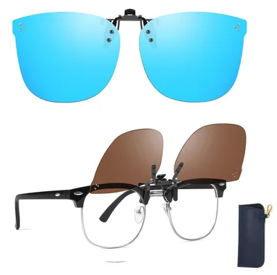 Produktbild von Polarisierte Clip-On Sonnenbrille mit UV400 Schutz