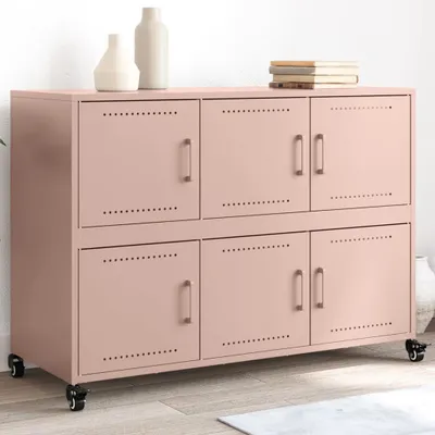 Produktbild von vidaXL Sideboard Rosa 100,5x39x72 cm Stahl