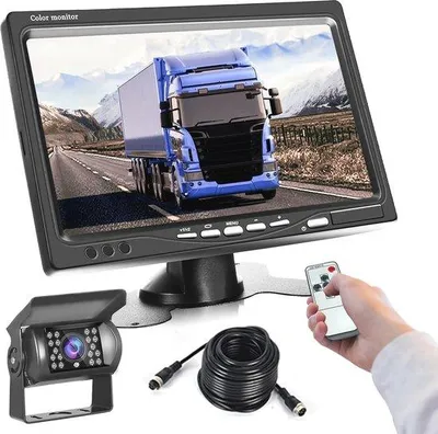 Image de Caméra de recul avec écran LCD HD 7 pouces, étanche et vision nocturne