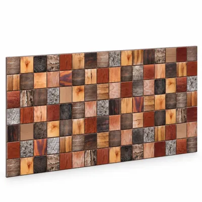 Produktbild von 3D Wandpaneele PVC Holzoptik | Moräne Holzbalken | 10 Platten ca. 5 m² | Wandverkleidung für Wohnzimmer, Küche & Bad | DIY Montage