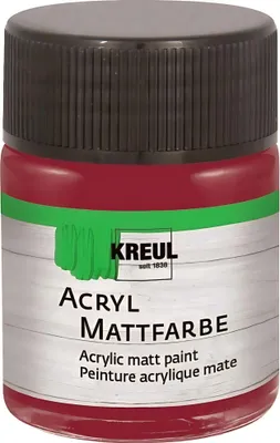 Produktbild von KREUL Acryl Mattfarbe Weinrot 50 ml