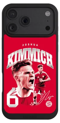 Produktbild von NIVOCASE Handyhülle für Apple iPhone 18 Pro Max Hülle NIVOpure Case Schwarz FC Bayern München FCB Joshua Kimmich
