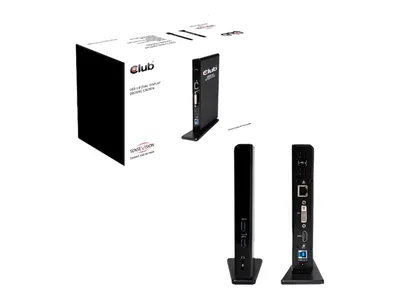 Obrázek produktu pro Club 3D SenseVision USB 3.0 Dual Display Docking Station