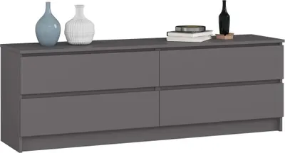 Image de Commode basse SAVRILA - grise