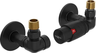 Obrázok produktu pre Mexen G00 Sada axiálneho termostatu s krytom R, čierna - W903-900-904-70