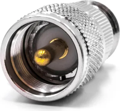 Produktbild von vhbw UHF Adapter (m) auf N Buchse für Kommunikationssysteme, GPS-Geräte, Antennen - HF-Koaxialadapter