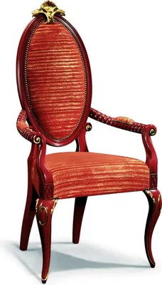 Productafbeelding van Design houten stoelen, gestoffeerde fauteuil, woonkamerstoel, eetkamerstoel met armleuningen
