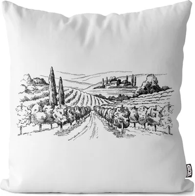 Produktbild von VOID Weinberg Landschaft Kissenbezug Kissenhülle Sofakissen Kissen Deko Outdoor-Kissen Dekokissen