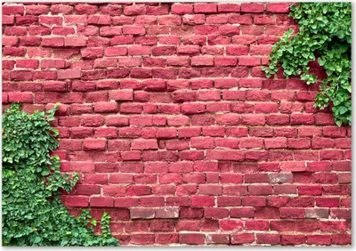Produktbild von Tulup® Leinwandbild - 100x70 cm - Wandkunst - Drucke auf Leinwand - Leinwanddruck  - Sonstige - Rot - Backsteinmauer