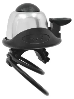 Image de Mini-sonnette de vélo Bell noire – Design compact, adaptée à tous les guidons de vélo